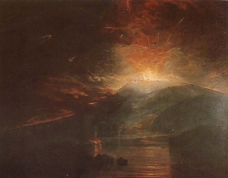 Joseph Mallord William Turner Volcano erupt china oil painting image
